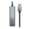 Hub usb 3.0 aisens a106-0401/ 3xusb/ 1xrj45/ gris