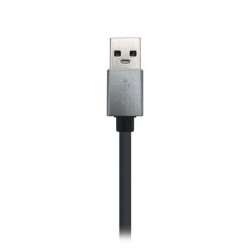 Hub usb 3.0 aisens a106-0401/ 3xusb/ 1xrj45/ gris