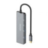 Hub usb tipo-c aisens a109-0763/ 2xusb/ 2xusb tipo-c/ gris