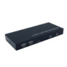 Conmutador kvm hdmi aisens a111-0400/ 2pc con 1 sólo teclado y ratón