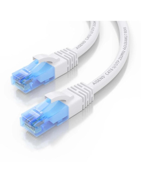Aisens Cable RJ45 CAT.6 UTP AWG26 CCA Blanco 7.5m