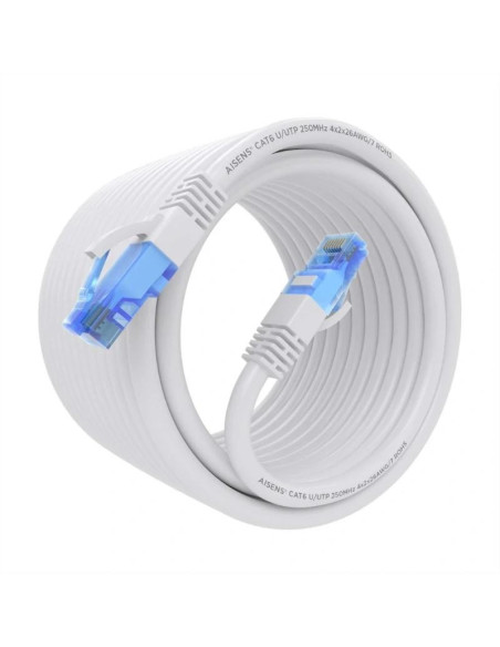 Aisens Cable RJ45 CAT.6 UTP AWG26 CCA Blanco 7.5m