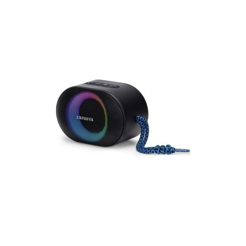 Altavoz con bluetooth aiwa bst-330bl/ 10w/ 1.0/ azul