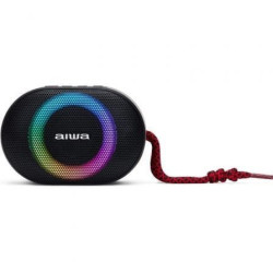 Altavoz con bluetooth aiwa bst-330rd/ 10w/ 1.0/ rojo