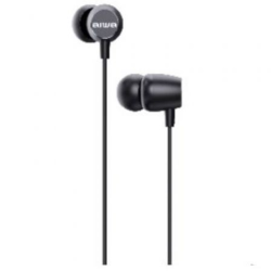 Auriculares intrauditivos aiwa estm-20bk/ jack 3.5/ negros