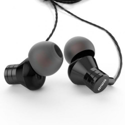 Auriculares intrauditivos aiwa estm-50bk/ con micrófono/ jack 3.5/ negro