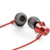 Auriculares intrauditivos aiwa estm-50rd/ con micrófono/ jack 3.5/ rojos