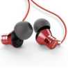 Auriculares intrauditivos aiwa estm-50rd/ con micrófono/ jack 3.5/ rojos