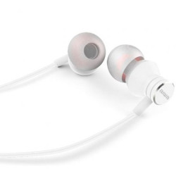 Auriculares intrauditivos aiwa estm-50wt/ con micrófono/ jack 3.5/ blancos