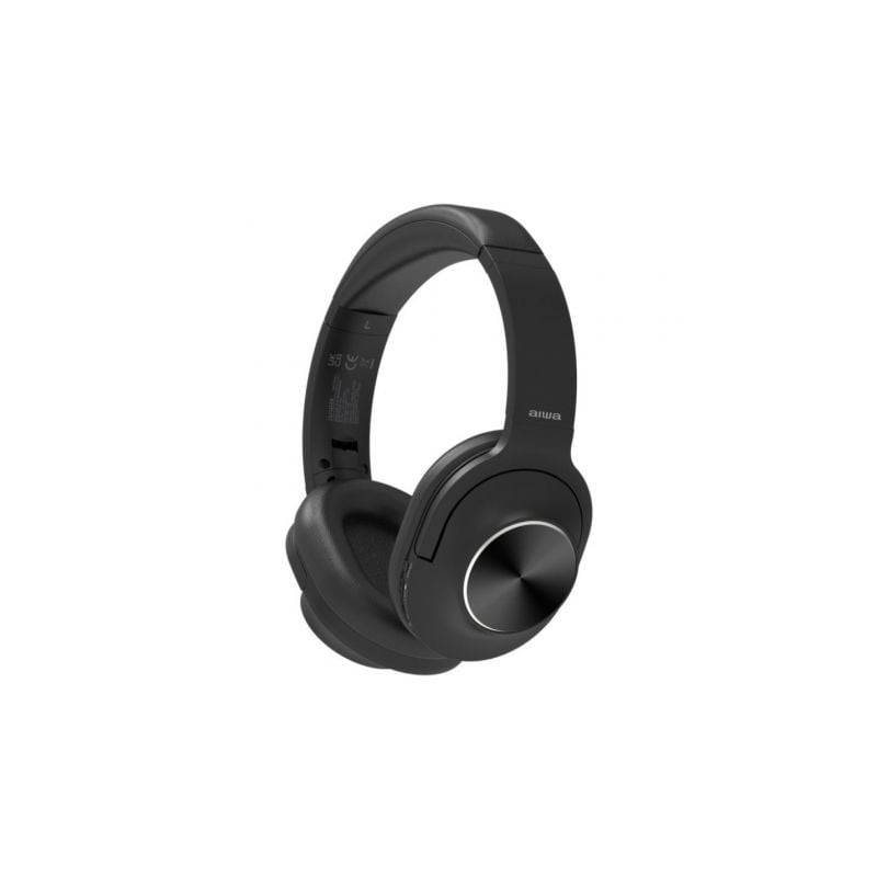 Auriculares inalámbricos aiwa hst-220bt/bk/ con micrófono/ bluetooth/ negros