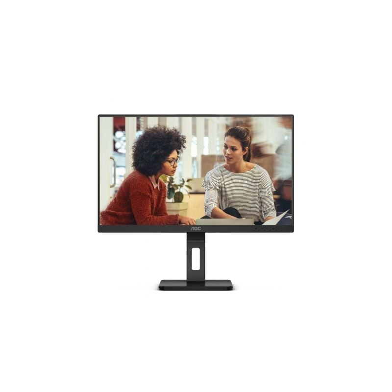 Monitor aoc 24e3qaf 23.8'/ full hd/ multimedia/ regulable en altura/ negro