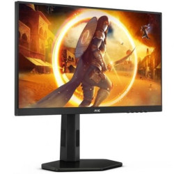 Monitor gaming aoc 24g4x 23.8'/ full hd/ 0.5ms/ 180hz/ ips/ multimedia/ regulable en altura/ negro