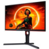 Monitor gaming aoc 25g3zm/bk 24.5'/ full hd/ 0.5ms/ 240hz/ va/ regulable en altura/ negro y rojo