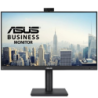 Monitor profesional asus be249qfk 24'/ full hd/ webcam/ negro