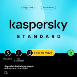 Kaspersky standard para android/ 3 dispositivos/ 1 año