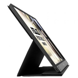 Monitor portátil asus zenscreen go mb16ahp 15.6'/ full hd/ multimedia/ plata y negro