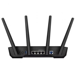 Router gaming inalámbrico asus tuf-ax3000 v2/ wifi 6/ 3000mbps/ 2.4ghz 5ghz/ 4 antenas/ wifi 802.11ax/ac/n/a/ - n/b/g