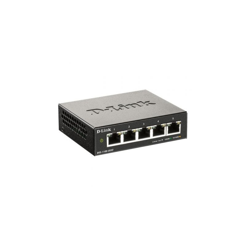 Switch d-link dgs-1100-05v2 5 puertos/ rj-45 10/100/1000