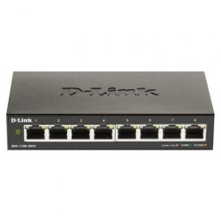 Switch gestionable d-link dgs-1100-08v2 8 puertos/ rj-45 10/100/1000