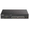 Switch d-link dgs-1100-10mpv2 10 puertos/ rj-45 gigabit 10/100/1000 poe/ sfp