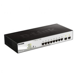 Switch d-link dgs-1210-10p 10 puertos/ rj-45 gigabit 10/100/1000 poe/ sfp