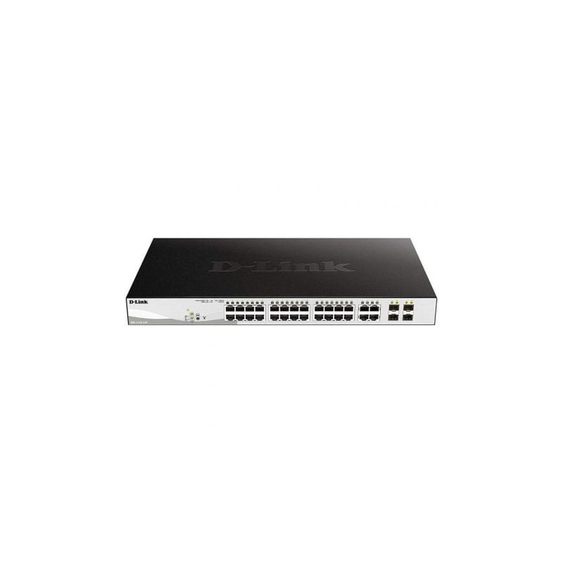 Switch gestionado d-link dgs-1210-24p 24 puertos/ rj-45 10/100/1000/ poe/ sfp