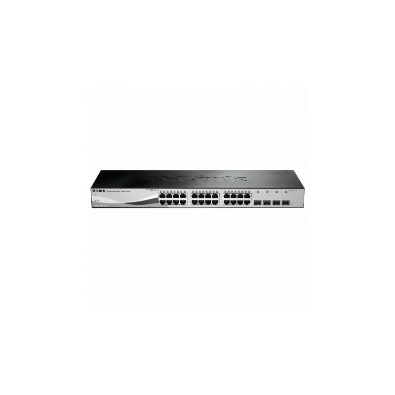 Switch gestionable d-link dgs-1210-28 28 puertos/ rj-45 gigabit 10/100/1000/ sfp