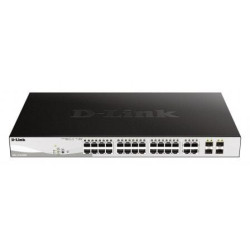 Switch d-link smart plus dgs-1210-28mp 28 puertos/ rj-45 10/100/1000 poe/ sfp