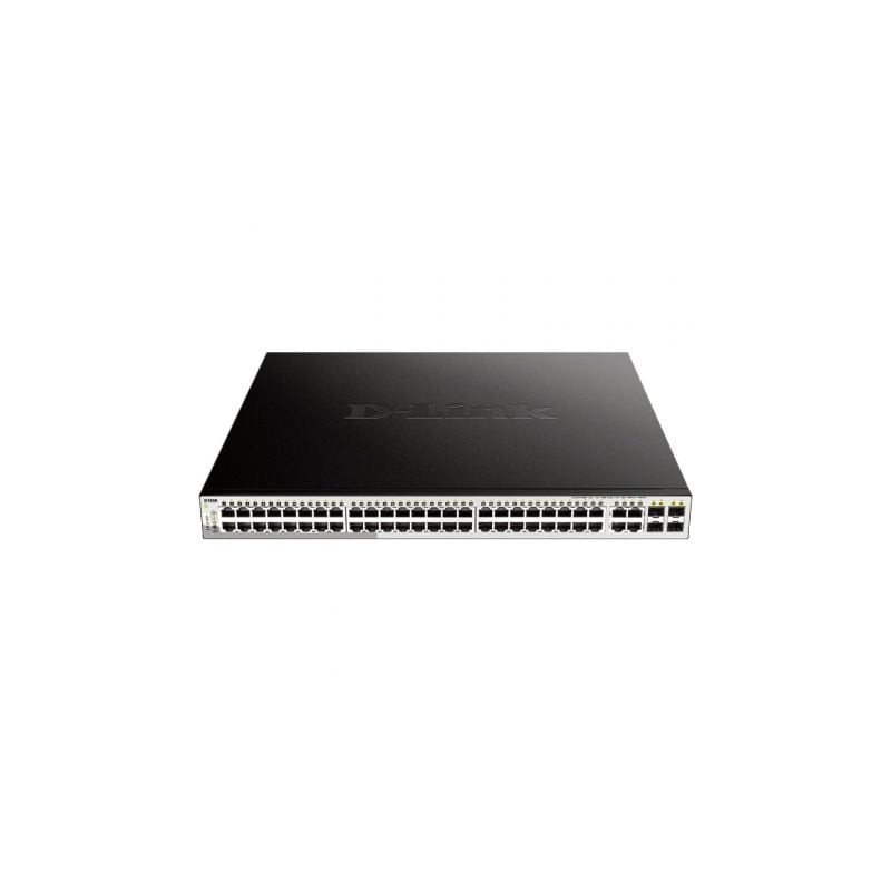 Switch gestionable d-link dgs-1210-52mp 52 puertos/ rj-45 10/100/1000 poe/ sfp