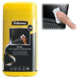 Dispensador de 100 toallitas fellowes 9183101 para limpieza de pantallas