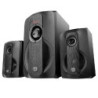 Altavoces con bluetooth hiditec h400 dark edition/ 80w/ 2.1