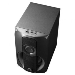 Altavoces con bluetooth hiditec h400 dark edition/ 80w/ 2.1