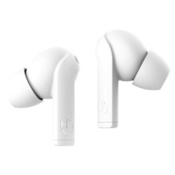 Auriculares bluetooth hiditec fenix tws con estuche de carga/ autonomía 6h/ blancos