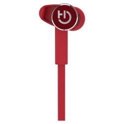 Auriculares inalámbricos intrauditivos hiditec aken int010000/ con micrófono/ bluetooth/ rojos