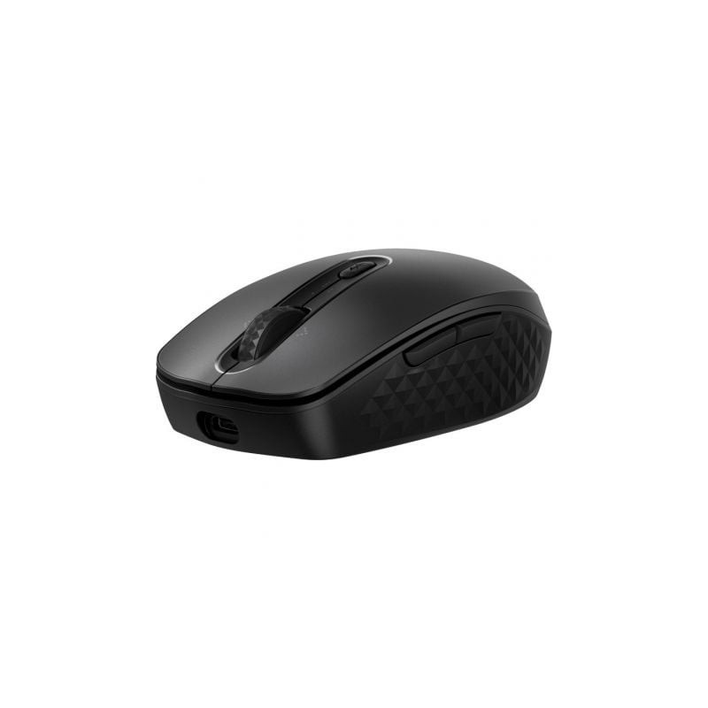 Ratón inalámbrico por bluetooth hp 690/ batería recargable/ hasta 4000 dpi/ negro