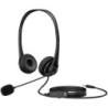 Auriculares hp g2/ con micrófono/ jack 3.5/ negros