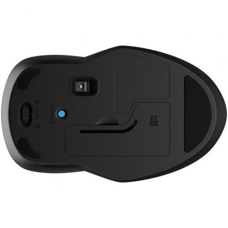 Ratón inalámbrico hp 225 dual/ hasta 1600 dpi/ negro