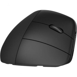 Ratón ergonómico inalámbrico por bluetooth/ 2.4ghz hp 925/ batería recargable/ hasta 1200 dpi/ negro