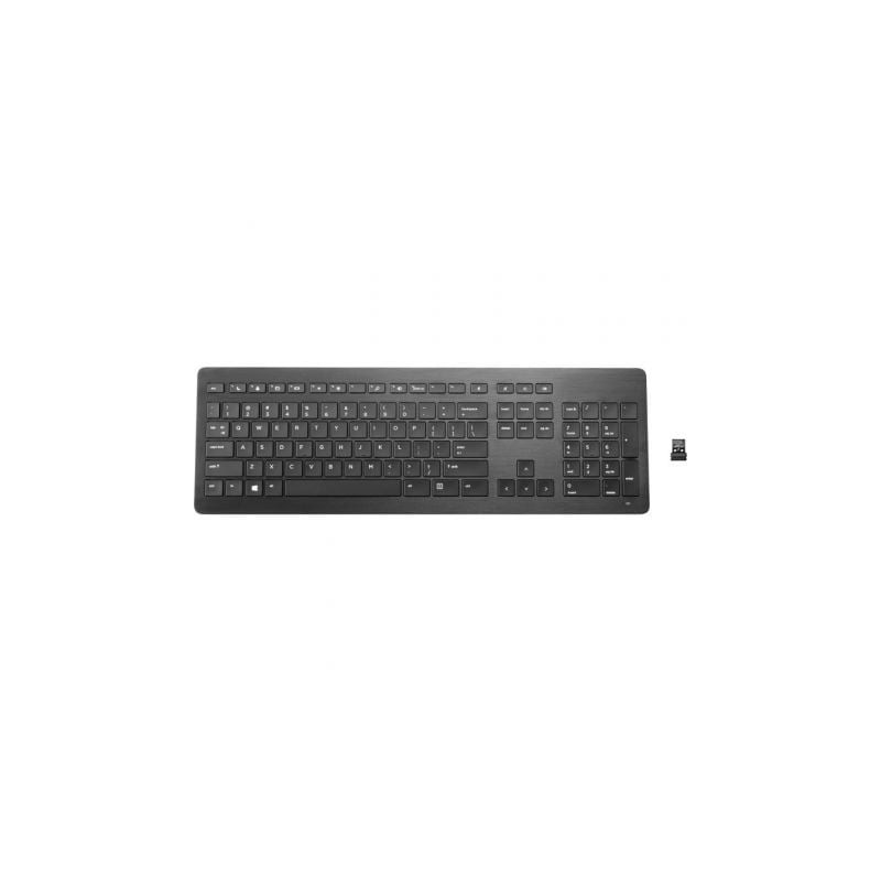 Teclado inalámbrico hp premium/ negro