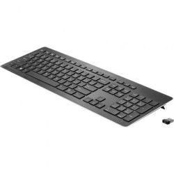 Teclado inalámbrico hp premium/ negro