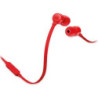 Auriculares intrauditivos jbl t110/ con micrófono/ jack 3.5/ rojos