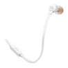 Auriculares intrauditivos jbl tune 110/ con micrófono/ jack 3.5/ blancos