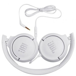 Auriculares jbl tune 500/ con micrófono/ jack 3.5/ blancos