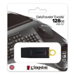 Pendrive 128gb kingston datatraveler exodia usb 3.2