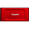 Disco externo ssd kingston xs1000 1tb/ usb 3.2/ rojo