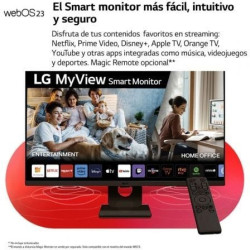 Smart monitor lg myview 32sr50f-b 31.5'/ full hd/ smart tv/ multimedia/ negro