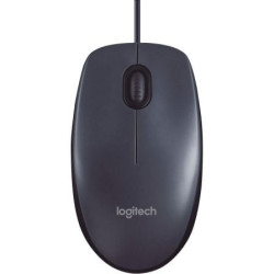 Ratón logitech m90/ hasta 1000 dpi/ gris v2