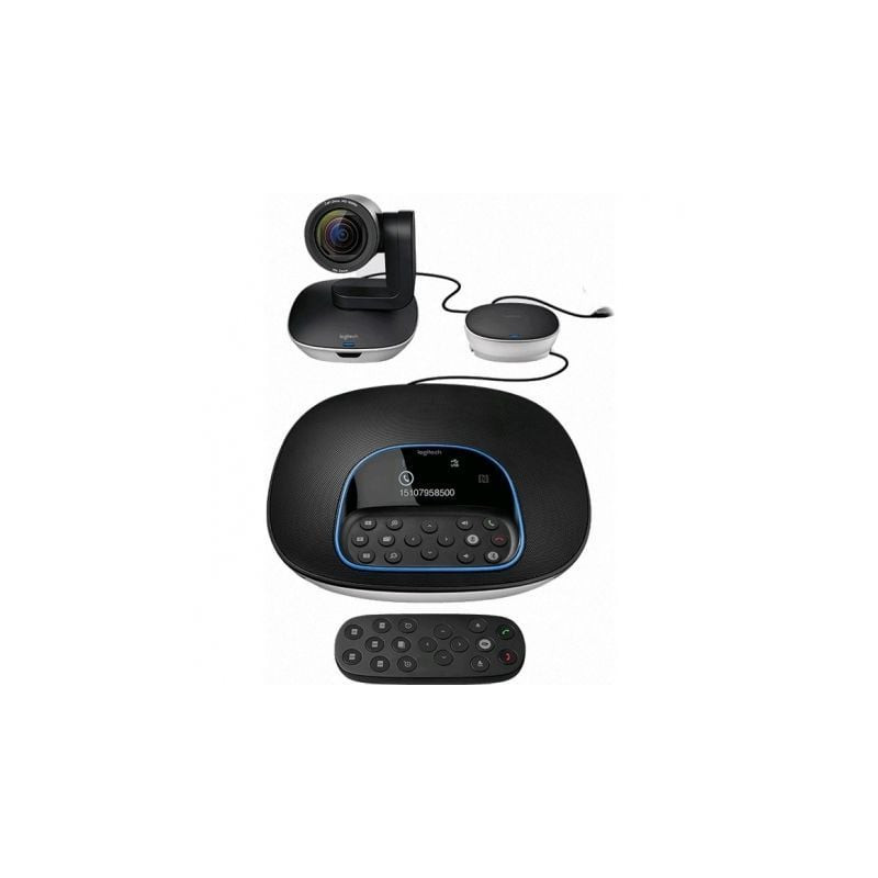 Sistema de  videoconferencia logitech group/ enfoque automático/ full hd