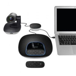 Sistema de  videoconferencia logitech group/ enfoque automático/ full hd