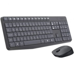 Teclado y ratón inalámbricos logitech mk235